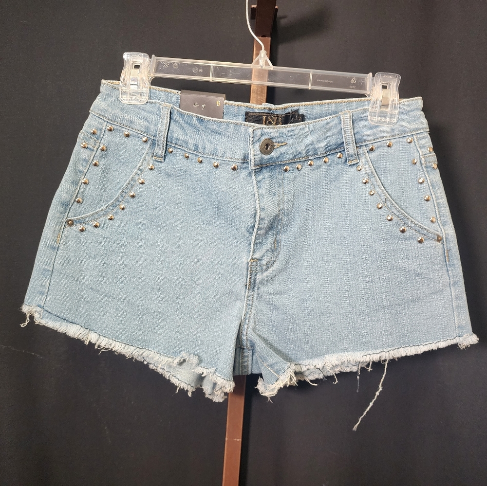 L&B studded shorts